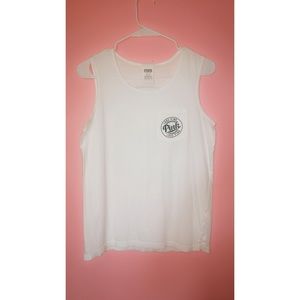 White tank top from pink
